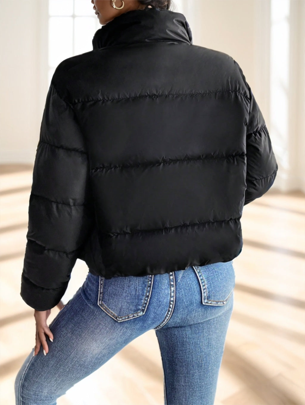 Frenchy Zip Up Reversible Hooded