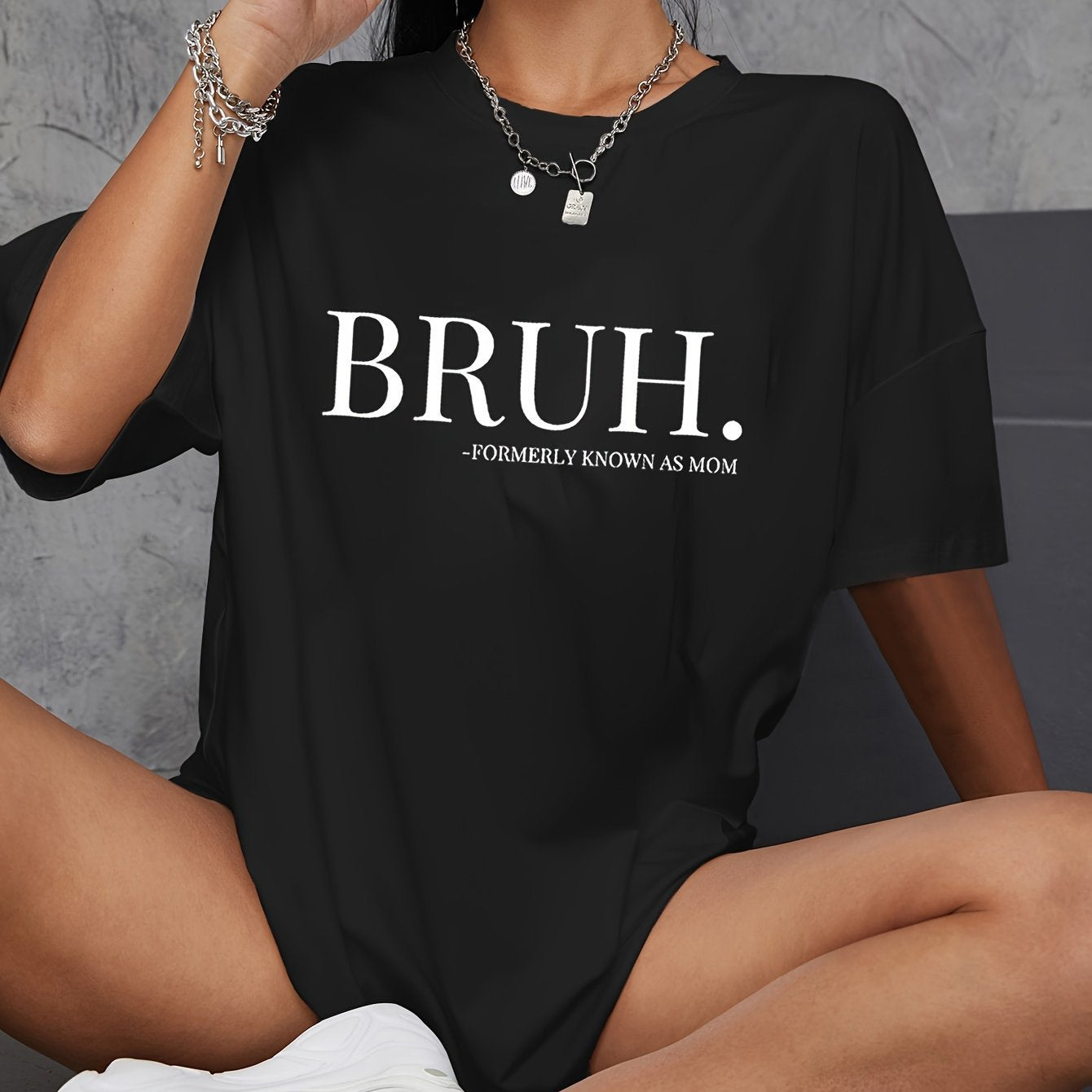Monogrammed Crewneck Sports T-shirt