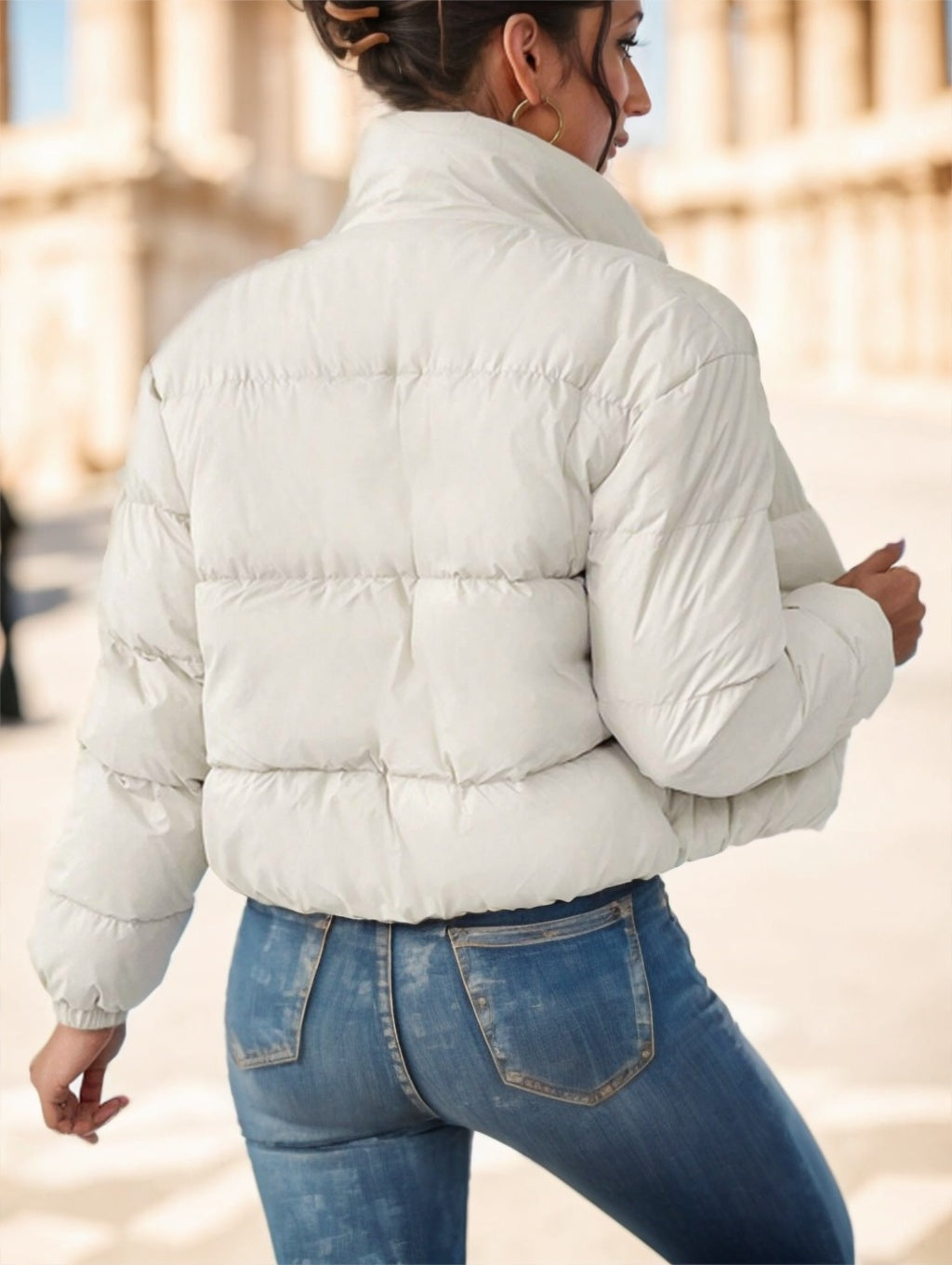 Frenchy Zip Up Reversible Hooded